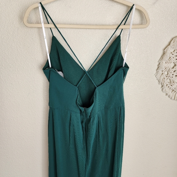 Thread Bridesmaids Style TH009 Cora In Hunter Green Gown Racerback NWT S… - Picture 5 of 8
